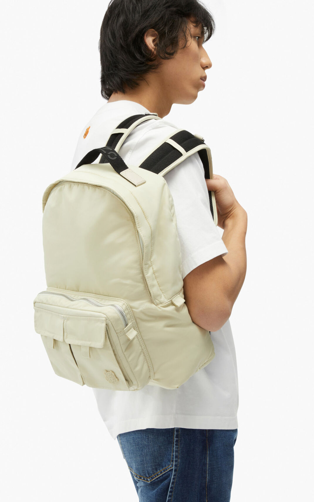Kenzo K Konvert foldable Backpack White For Mens 7536OLYPU